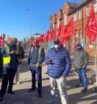 Go North West bus strike Queen's Road depot